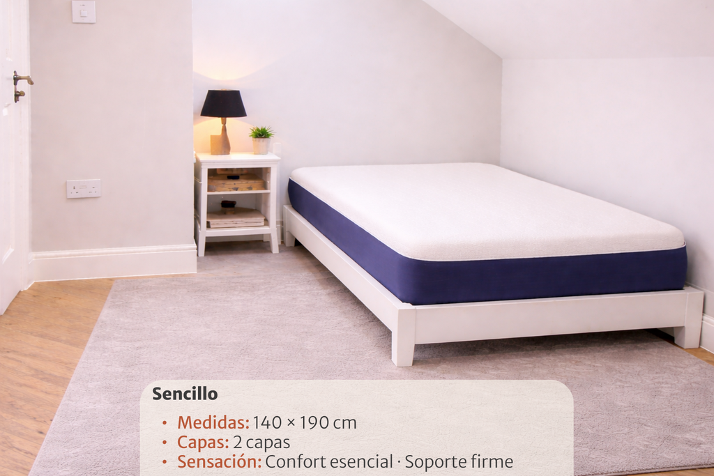 Colchón Habitus Sencillo 1.40 × 1.90 m