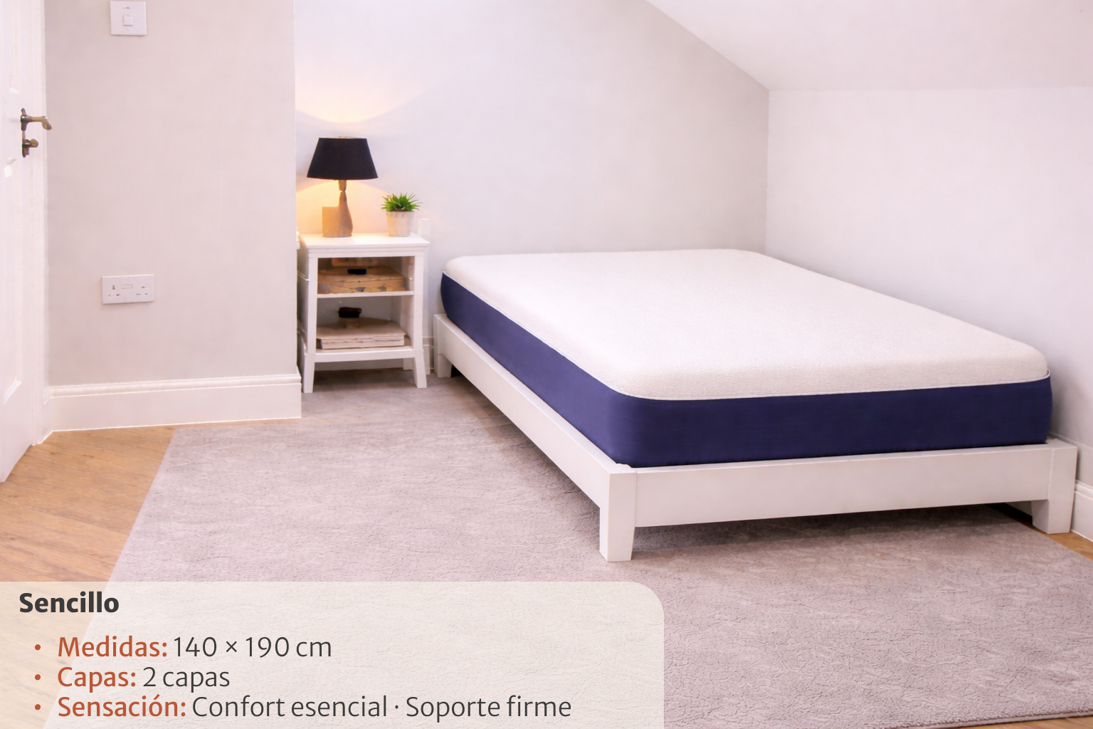 Colchón Habitus Sencillo 1.40 × 1.90 m
