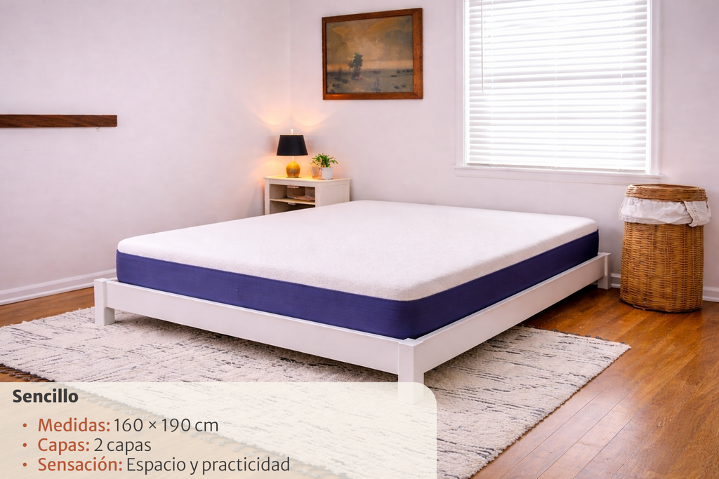 Colchón Habitus Sencillo 1.60 × 1.90 m