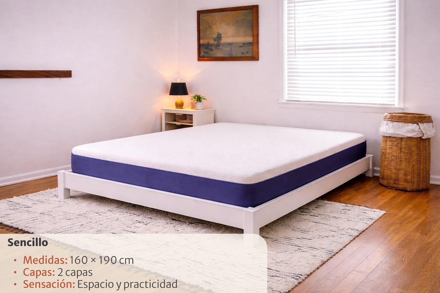 Colchón Habitus Sencillo 1.60 × 1.90 m